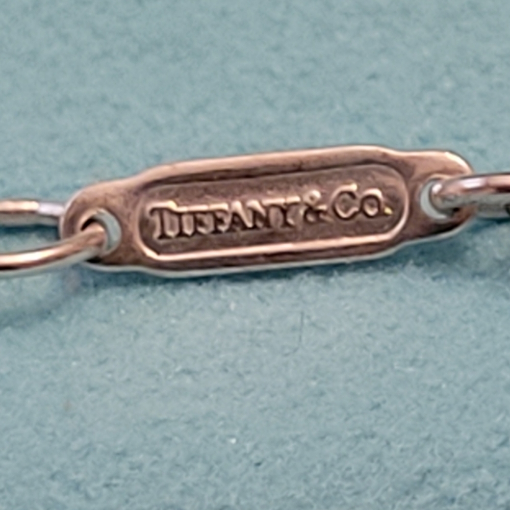 Tiffany & Co. Elegant Silver Infinity Necklace Box & Pouch - Picture 6 of 8